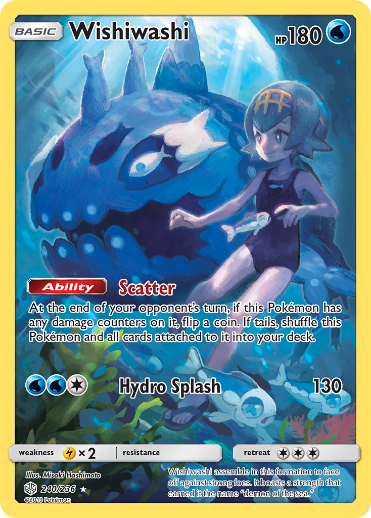 Wishiwashi (240/236) - [Secret Rare] Cosmic Eclipse (CEC)