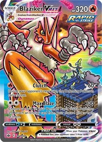 Blaziken VMAX (Alternate Art Secret) (201) - SWSH06: Chilling Reign (SWSH06)