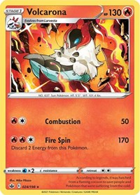 Volcarona (24) - SWSH06: Chilling Reign (SWSH06)