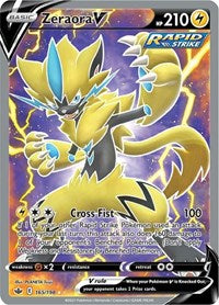 Zeraora V (Full Art) (165) - SWSH06: Chilling Reign (SWSH06)