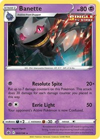 Banette (63) - SWSH06: Chilling Reign (SWSH06)