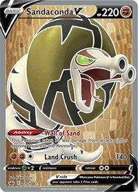 Sandaconda V (Full Art) (175) - SWSH06: Chilling Reign (SWSH06)