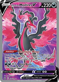 Galarian Moltres V (Full Art) (176) - SWSH06: Chilling Reign (SWSH06)