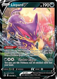 Liepard V (104) - SWSH06: Chilling Reign (SWSH06)