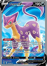 Liepard V (Full Art) (180) - SWSH06: Chilling Reign (SWSH06)
