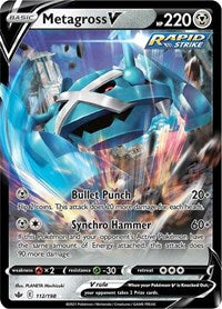 Metagross V (112) - SWSH06: Chilling Reign (SWSH06)