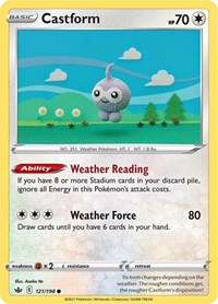 Castform (121) - SWSH06: Chilling Reign (SWSH06)
