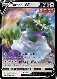 Tornadus V (124) - SWSH06: Chilling Reign (SWSH06)