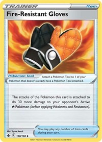 Fire-Resistant Gloves (138) - SWSH06: Chilling Reign (SWSH06)