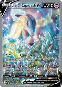 Galarian Rapidash V (Alternate Full Art) (168) - SWSH06: Chilling Reign (SWSH06)