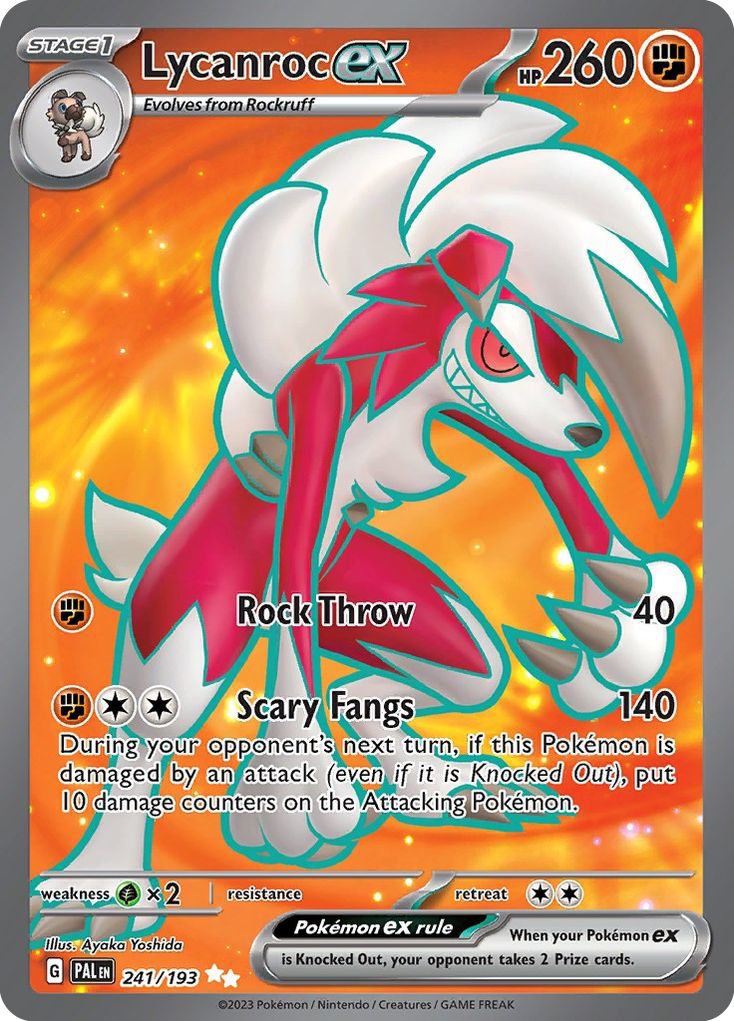 Lycanroc ex (241/193) - [Full Art] Paldea Evolved (PAL)