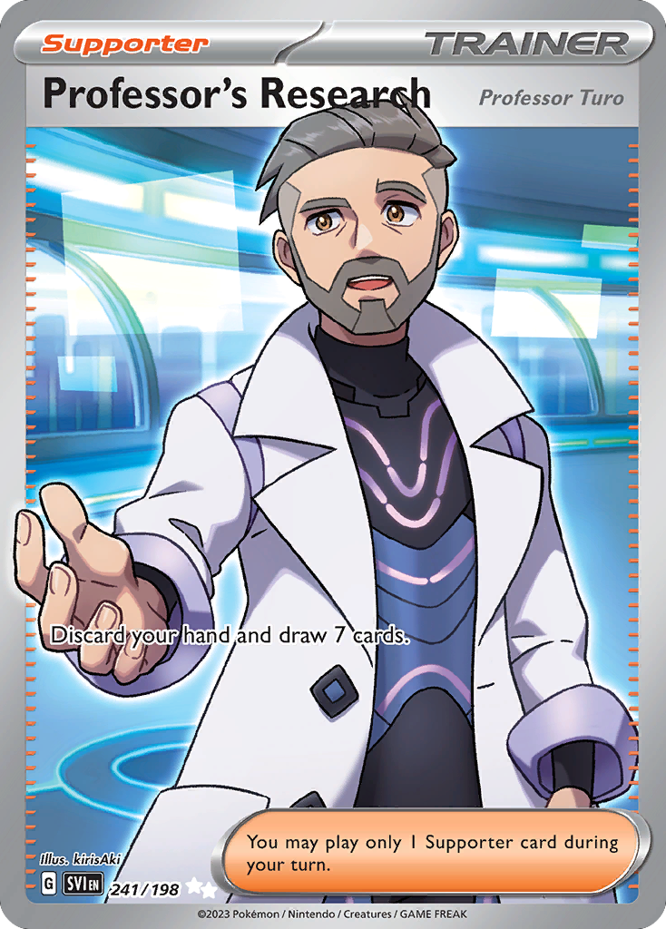 Professor's Research (Professor Turo) (241/198) - [Full Art] Scarlet & Violet (SVI)