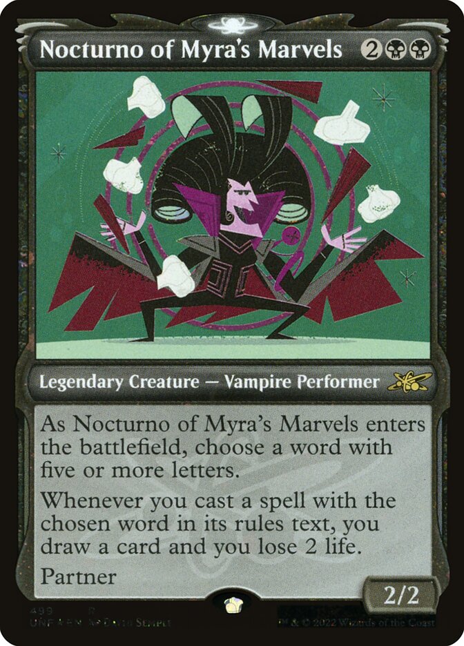 Nocturno of Myra's Marvels (499) - Unfinity (UNF)