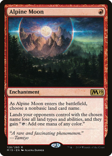 Alpine Moon (128) - Core Set 2019 (M19)