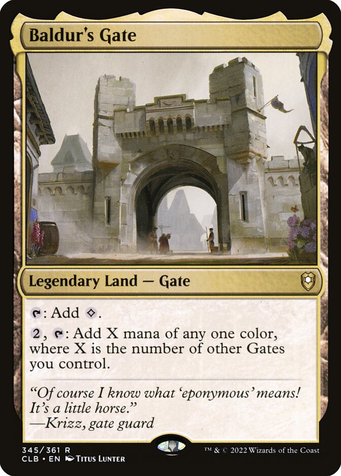 Baldur's Gate (345) - Commander Legends: Battle for Baldur's Gate (CLB)