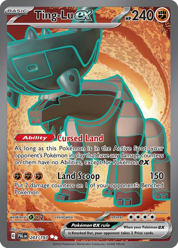 Ting-Lu ex (243/193) - [Full Art] Paldea Evolved (PAL)