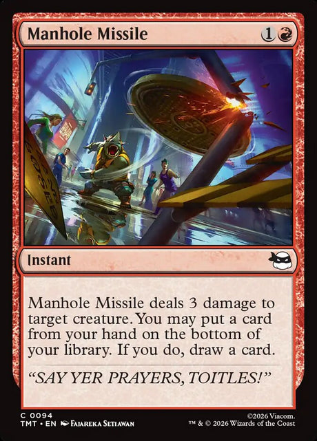 Manhole Missile (94) - Teenage Mutant Ninja Turtles (TMT)