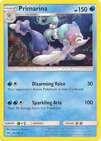 Primarina - 41/149 (Water Web Holo) (41) - Miscellaneous Cards & Products (MCAP)