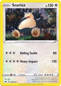 Snorlax - 140/202 (Cosmos Holo) (140) - Blister Exclusives (BLE)