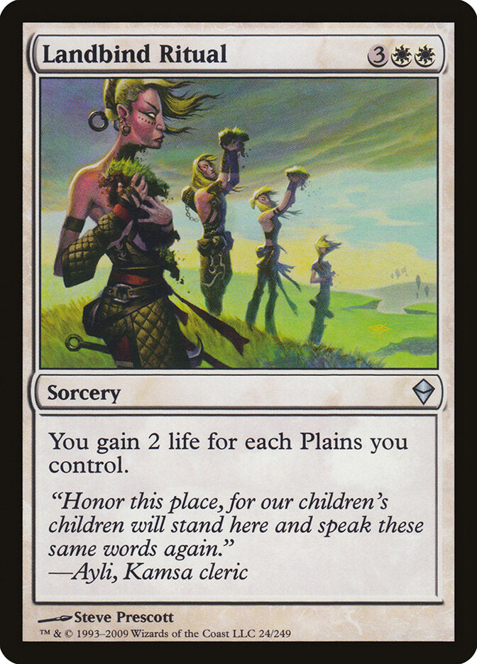 Landbind Ritual (24) - Zendikar (ZEN)