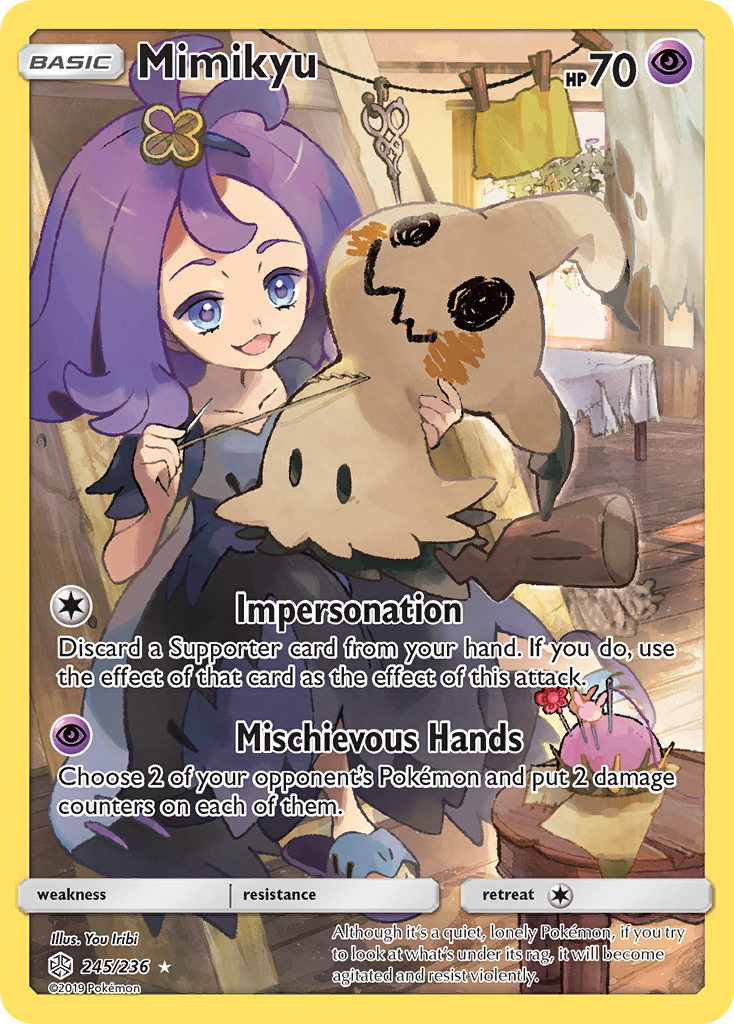 Mimikyu (245/236) - [Secret Rare] Cosmic Eclipse (CEC)