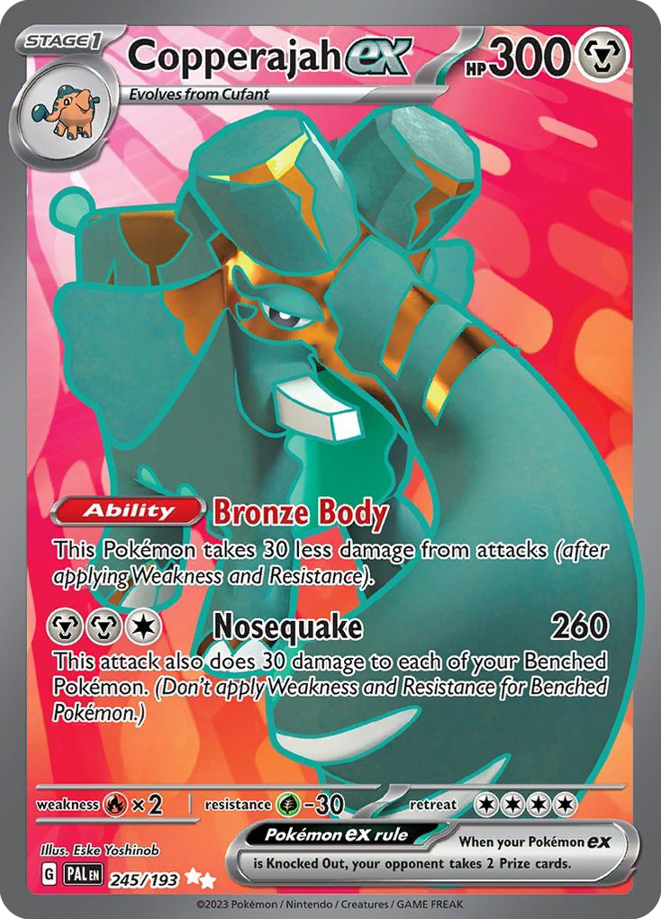 Copperajah ex (245/193) - [Full Art] Paldea Evolved (PAL)