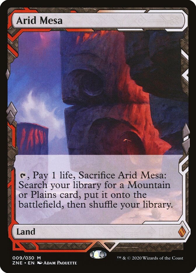 Arid Mesa (9) - Zendikar Rising Expeditions (ZNE)