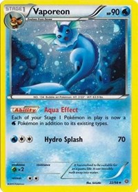 Vaporeon - 22/98 (Cosmos Holo) (22) - Miscellaneous Cards & Products (MCAP)