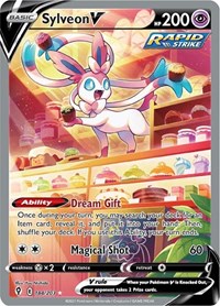 Sylveon V (Alternate Full Art) (184) - SWSH07: Evolving Skies (SWSH07)