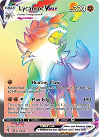 Lycanroc VMAX (Secret) (213) - SWSH07: Evolving Skies (SWSH07)