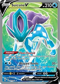 Suicune V (Full Art) (173) - SWSH07: Evolving Skies (SWSH07)