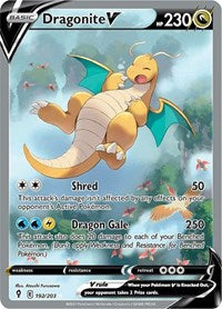 Dragonite V (Alternate Full Art) (192) - SWSH07: Evolving Skies (SWSH07)