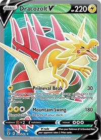 Dracozolt V (Full Art) (178) - SWSH07: Evolving Skies (SWSH07)