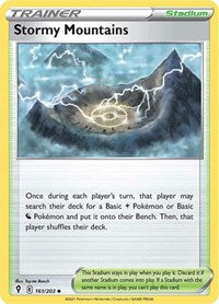 Stormy Mountains (161) - SWSH07: Evolving Skies (SWSH07)