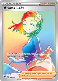 Aroma Lady (Secret) (221) - SWSH07: Evolving Skies (SWSH07)