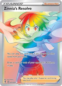 Zinnia's Resolve (Secret) (225) - SWSH07: Evolving Skies (SWSH07)