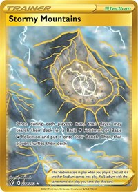 Stormy Mountains (Secret) (232) - SWSH07: Evolving Skies (SWSH07)