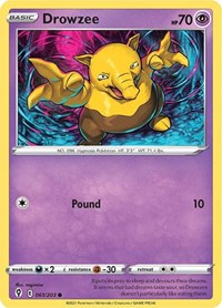 Drowzee (61) - SWSH07: Evolving Skies (SWSH07)