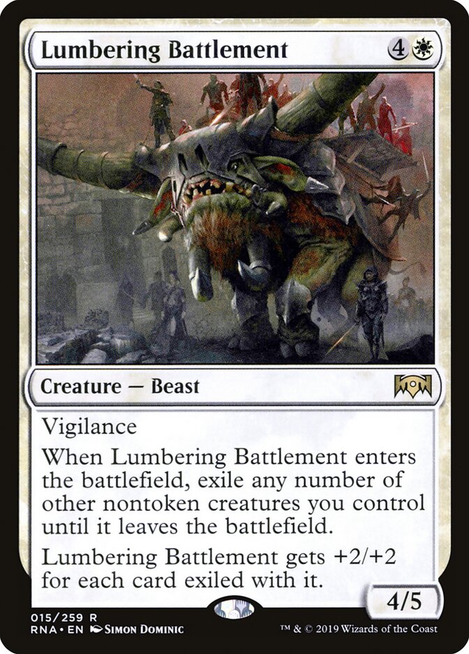 Lumbering Battlement (15) - Ravnica Allegiance (RNA)