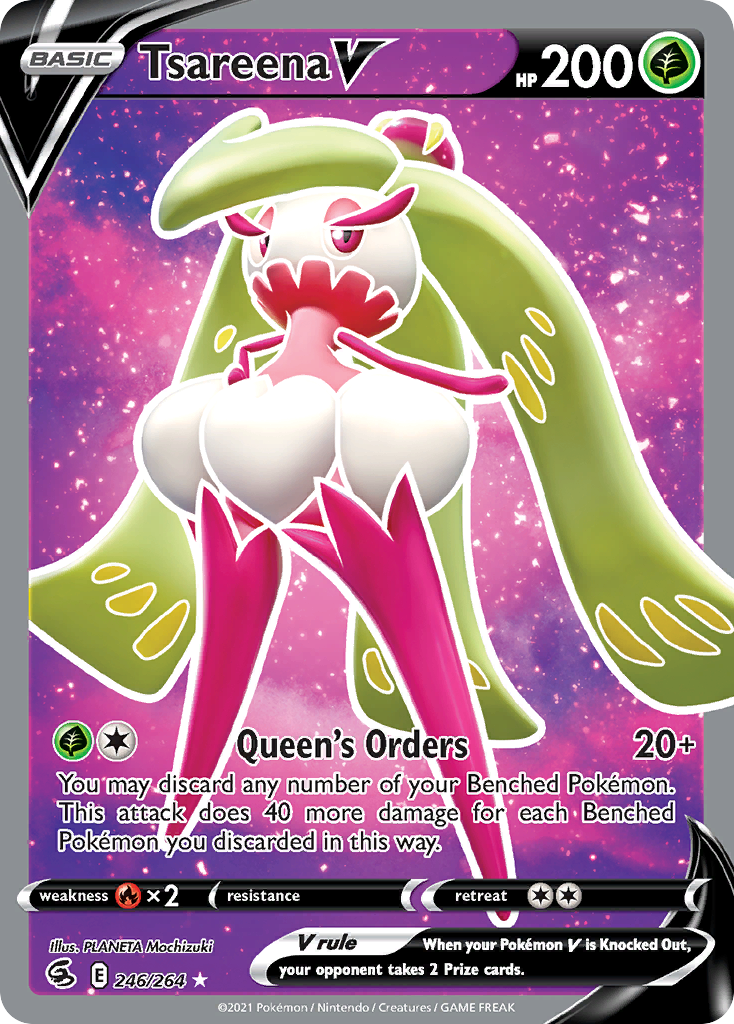 Tsareena V (246/264) - [Full Art] Fusion Strike (FST)