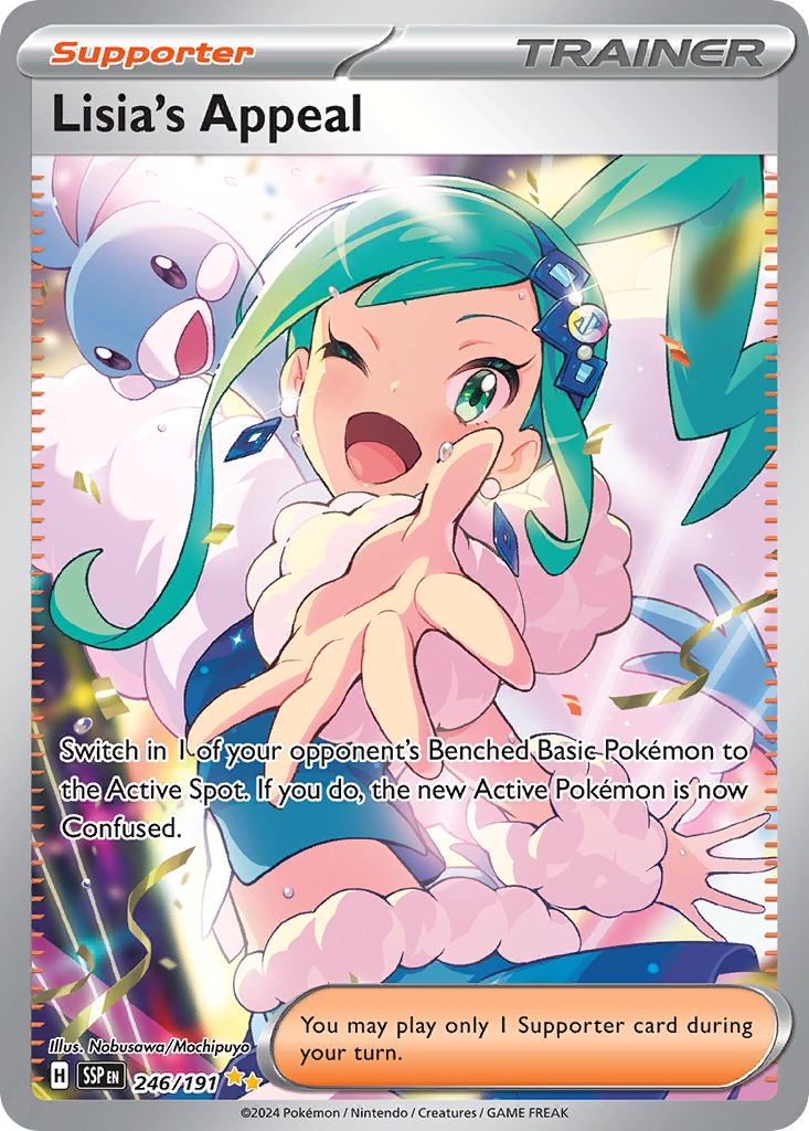 Lisia's Appeal (246/191) - [Special Illustration Rare] Surging Sparks (SSP)
