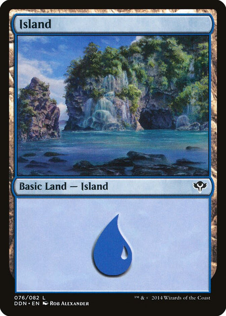 Island (76) - Duel Decks: Speed vs. Cunning (DDN)