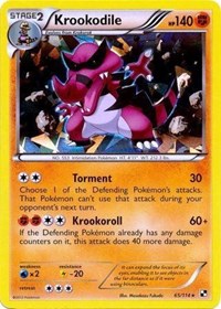Krookodile - 65/114 (Cracked Ice Holo) (65) - Blister Exclusives (BLE)