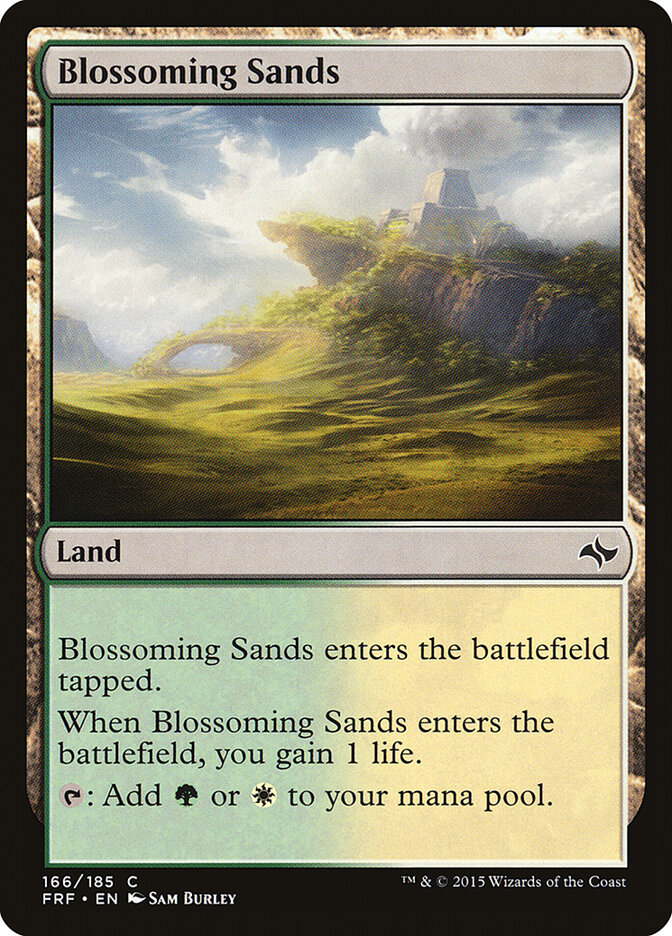 Blossoming Sands (166) - Fate Reforged (FRF)