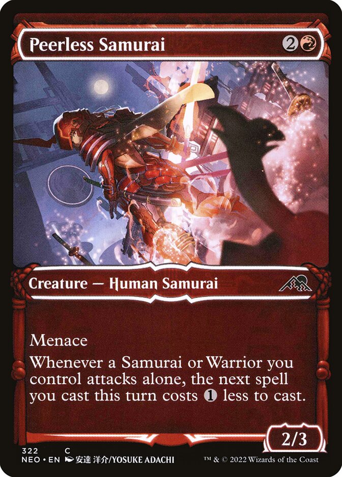 Peerless Samurai (322) - Kamigawa: Neon Dynasty (NEO)