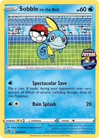 Sobble on the Ball - 005/005 (Pokemon Futsal) (5) - Miscellaneous Cards & Products (MCAP)