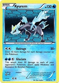 Kyurem - 34/101 (Cosmos Holo) (34) - Miscellaneous Cards & Products (MCAP)