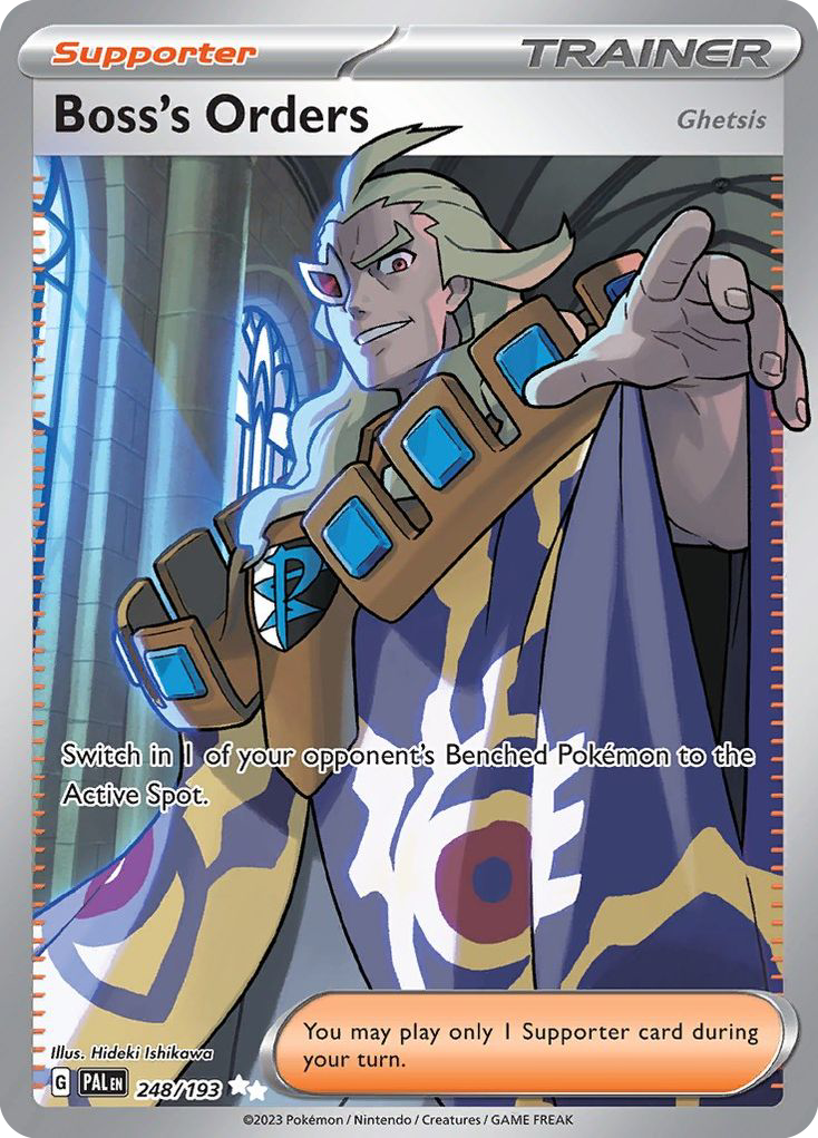 Boss's Orders (Ghetsis) (248/193) - [Full Art] Paldea Evolved (PAL)