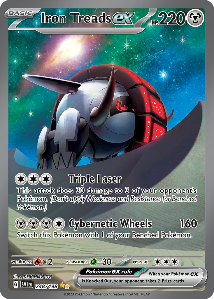Iron Treads ex (248/198) - [Special Illustration Rare] Scarlet & Violet (SVI)