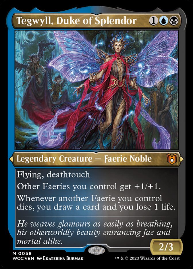 Tegwyll, Duke of Splendor (58) - Wilds of Eldraine Commander (WOC)